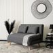 Диван розкладний MEBEL ELITE MARRY 2 тканина: сірий
