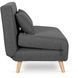 Диван розкладний MEBEL ELITE MARRY 2 тканина: сірий