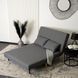 Диван розкладний MEBEL ELITE MARRY 2 тканина: сірий