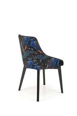 Стул ENDO velvet темно-зеленый, дуб медовый HALMAR