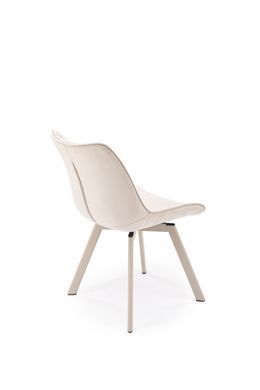 Стул HALMAR K-520_CS стеллаж кашемир/беж, велюр BLUVEL 30