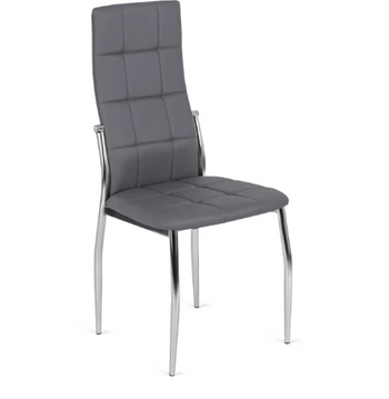 Стілець MEBEL ELITE MOLLY екошкіра: сірий