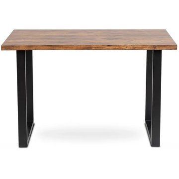 Стіл MEBEL ELITE ALTE 120х65 см дуб рустик / чорний
