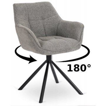 Стілець обертовий MEBEL ELITE PEONY Сірий