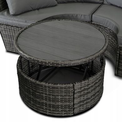 Комплект садових меблів MEBEL ELITE CALIFORNIA Сірий