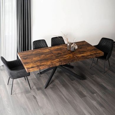 Раскладной обеденный стол MEBEL ELITE HAMPTON 160(240)*90 см Дуб рустик