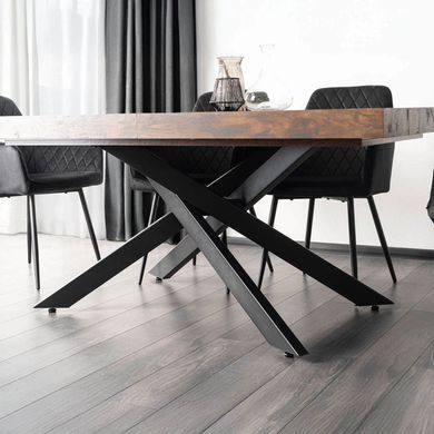 Раскладной обеденный стол MEBEL ELITE HAMPTON 160(240)*90 см Дуб рустик