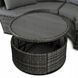 Комплект садових меблів MEBEL ELITE CALIFORNIA Сірий