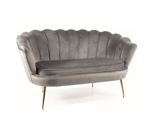Софа Camellia II Velvet Сірий SIGNAL