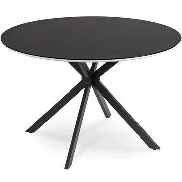 Стіл круглий MEBEL ELITE ALLEN 120 см Чорний