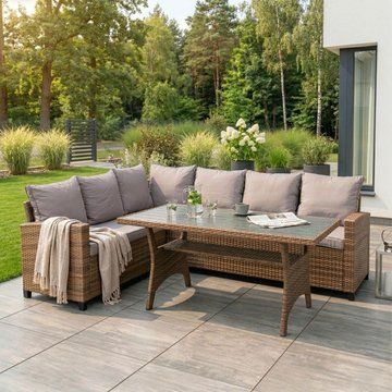 Комплект садових меблів MEBEL ELITE COMODO Коричневий