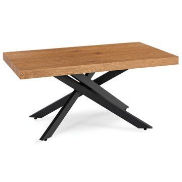 Раскладной обеденный стол MEBEL ELITE HAMPTON 160(240)*90 см Дуб золотой