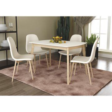 Стіл EXEN ІІ стіл 120(160)*80 дерево/білий