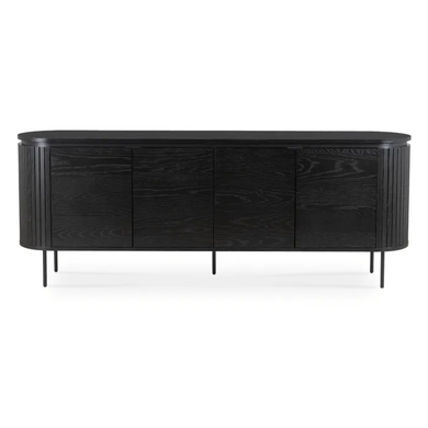 Комод MEBEL ELITE BECK 200 см Чорний