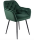 Стул бархатный MEBEL ELITE VIKI Velvet зеленый