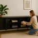Комод MEBEL ELITE BECK 200 см Чорний
