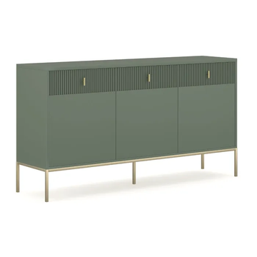 Комод Mebel Elit MARCOS 155 см Зеленый/Золотой
