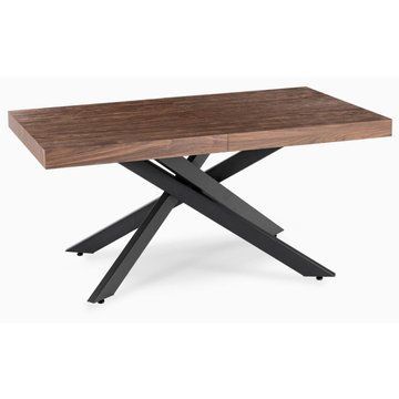 Раскладной обеденный стол MEBEL ELITE HAMPTON 160(240)*90 см Орех