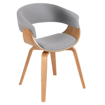 Стул Mebel Elite GARY 2 Серый/Золотой дуб