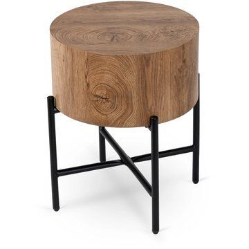 Журнальный стол MEBEL ELITE CEVES 40*40 см Дуб