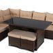 Комплект садових меблів MEBEL ELITE DALLAS Коричневий