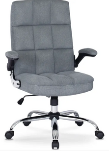 Крісло офісне обертове MEBEL ELITE OLMO / LONDON тканина: сірий