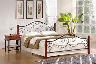 Кровать Violetta Коричневый 120х200 см HALMAR