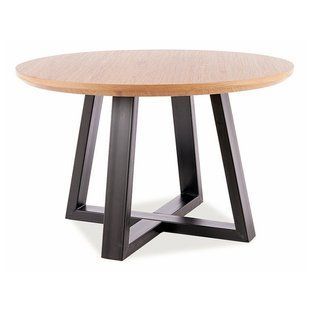 Стол Cono II Дуб 120x120 см SIGNAL