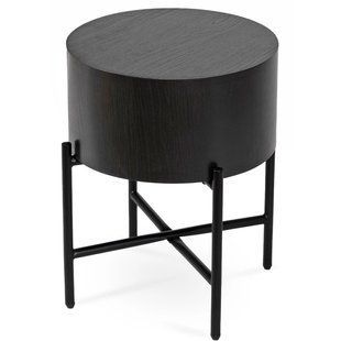 Журнальний стіл MEBEL ELITE CEVES 40*40 см Чорний