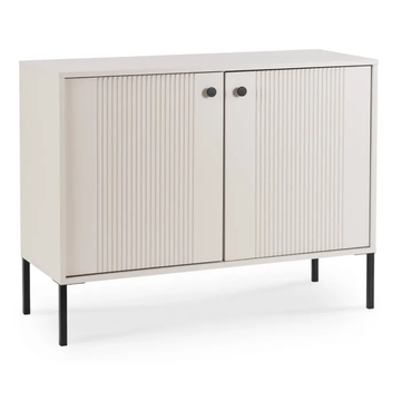 Комод MEBEL ELITE SOFT Кашемир/Черный