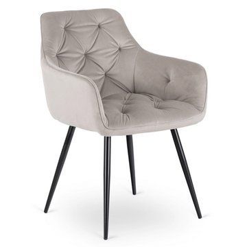 Обідній стілець MEBEL ELITE MODESTO Welur Сірий