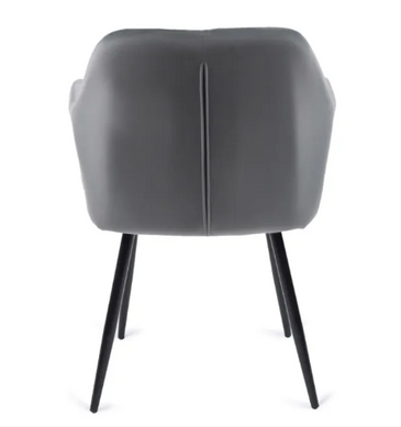 Стул бархатный MEBEL ELITE VIKI Velvet серый