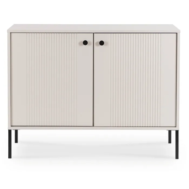 Комод MEBEL ELITE SOFT Кашемир/Черный