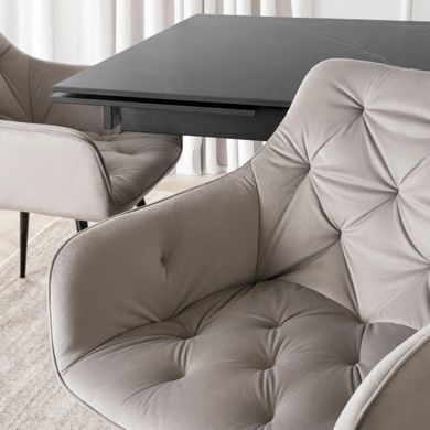 Обідній стілець MEBEL ELITE MODESTO Welur Сірий