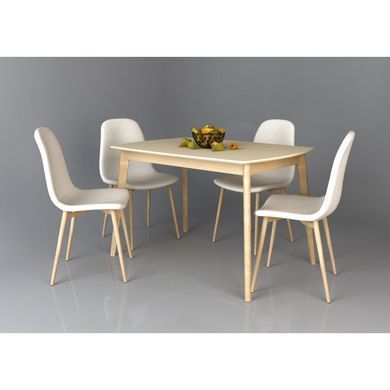 Стол EXEN II стол 120(160)*80 дерево/кремовый