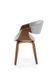 Стул K-544 Серый/Орех HALMAR