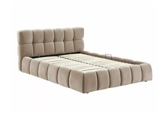 Ліжко SIGNAL PARMA Велюр 140x200см бежевий Bluvel №40