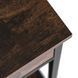 Консоль MEBEL ELITE EVERLY 100 см Рустикальный дуб/Черный