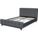 Ліжко MEBEL ELITE LINO 140x200 см Темно-сірий