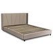 Кровать MEBEL ELITE SEWILLA Welur 160x200 см Бежевый