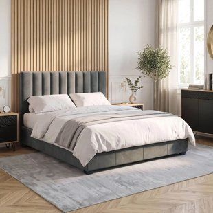 Ліжко Mebel Elit MARI Welur 120x200 см Сірий