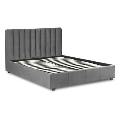 Ліжко Mebel Elit MARI Welur 120x200 см Сірий