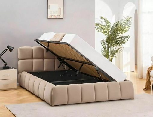 Ліжко SIGNAL PARMA Велюр 160x200см бежевий Bluvel №40