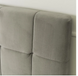 Кровать двуспальная бархатная MEBEL ELITE PANAMA Velvet 160x200 см Серый
