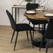 Стол круглый MEBEL ELITE LINO 100 см дуб рустик / черный