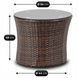 Комплект садовой мебели MEBEL ELITE FRIO Коричневый