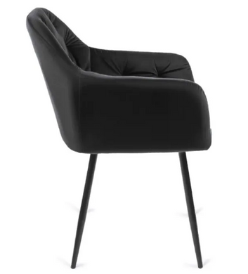 Стул бархатный MEBEL ELITE VIKI Velvet черный