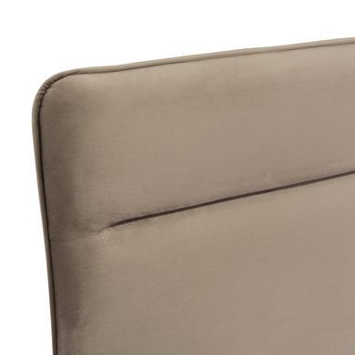 Кровать MEBEL ELITE NICEA Welur 160x200 см Бежевый