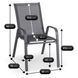Комплект садовой мебели MEBEL ELITE LIBERTY Черный