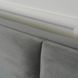 Кровать MEBEL ELITE MANDA Welur 140x200 см Серый